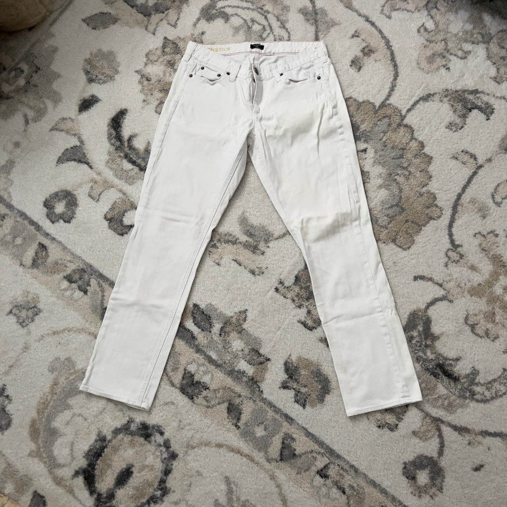 J. Crew Cream Denim Pants